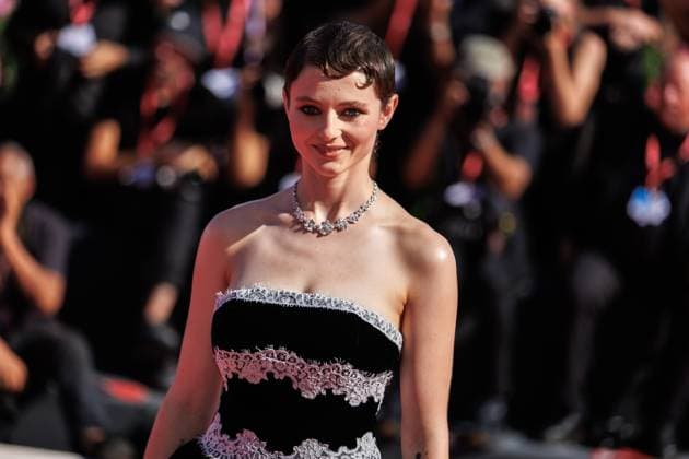 September 1, 2025, Venice, Italy: Newzelander actress Thomasin McKenzie attends the red carpet of the film The Testament of Ann Lee at the 82nd Venice Film. Venice Italy - ZUMAs197 20250901_aaa_s197_108 Copyright: xMarcoxBaradax