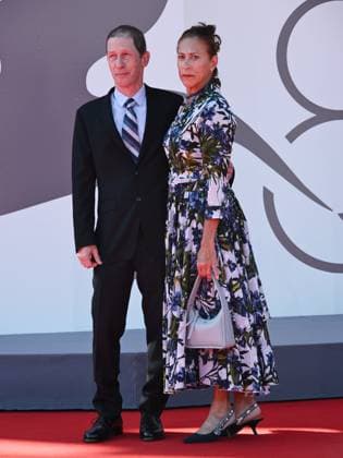 Venice, Italy: Venice, 82nd Venice International Film Festival 2025 - Evening 6 - Red Carpet for the film The Testament of Ann Lee . Pictured: Tim Blake Nelson, Lisa Benavides Venice Italy  - ZUMAp169 20250901_zea_p169_993 Copyright: xSimonexComix