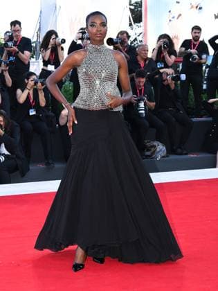 Venice, 82nd Venice International Film Festival 2025 - Evening 6, red carpet for the film The Smashing Machine. Pictured: Maria Borges  Copyright: xAlbertoxTerenghix xipa-agency.netx xPoolxPhotoxEventsx06x IPA_Agency_IPA63881157
