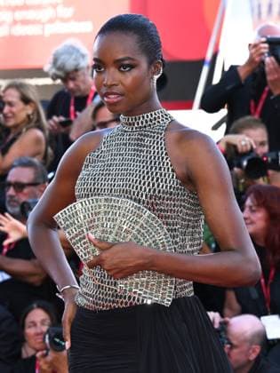 Venice, 82nd Venice International Film Festival 2025 - Evening 6, red carpet for the film The Smashing Machine. Pictured: Maria Borges  Copyright: xAlbertoxTerenghix xipa-agency.netx xPoolxPhotoxEventsx06x IPA_Agency_IPA63881143