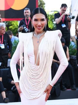 Venice, Italy: Venice, 82nd Venice International Film Festival 2025 - Evening 6, red carpet for the film The Smashing Machine . Pictured: Zarina Yeva Venice Italy  - ZUMAp169 20250901_zea_p169_1045 Copyright: xAlbertoxTerenghix