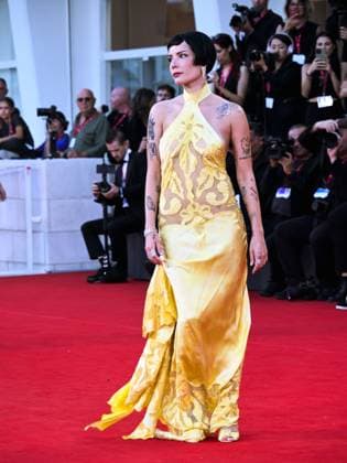 Venice, 82nd Venice International Film Festival 2025 - evening 6, red carpet of the film The Smashing Machine In the photo: Halsey  Copyright: xSimonexComix xipa-agency.netx xPoolxPhotoxEventsx06x IPA_Agency_IPA63881445