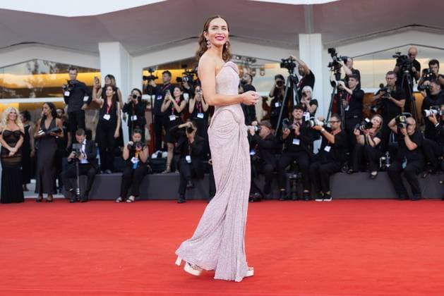 82. Internationalen Filmfestspiele von Venedig Venedig, Italien - 1. September 2025: Emily Blunt während des Roten Teppichs von - The Smashing Machine - während der 82. Internationalen Filmfestspiele von Venedig. Italien