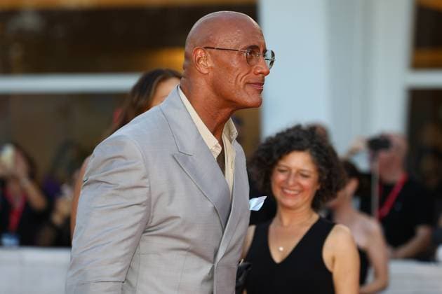 September 1, 2025, Venice, Veneto, Italy: DWAYNE JOHNSON aka THE ROCK on the red carpet for The Smashing Machine Premiere screening at the 82nd Venice Film Festival at the Venice Lido, Italy. Venice Italy - ZUMAc179 20250901_zep_c179_198 Copyright: xMickaelxChavetx