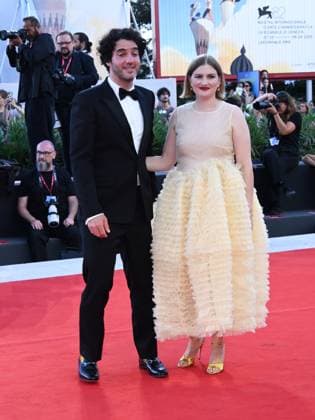 Venice, Italy: Venice, 82nd Venice International Film Festival 2025 - Evening 6, red carpet for the film The Smashing Machine. Pictured: Benny Safdie, Ava Safdie Venice Italy  - ZUMAp169 20250901_zea_p169_1323 Copyright: xAlbertoxTerenghix