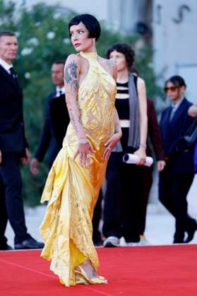 Halsey bei der Premiere des Kinofilms The Smashing Machine auf der Biennale di Venezia 2025 82. Internationale Filmfestspiele von Venedig im Palazzo del Cinema. Venedig, 01.09.2025