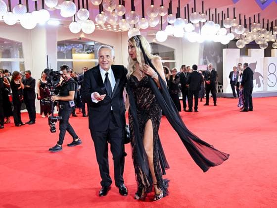 Venice, 82nd Venice International Film Festival 2025 - evening 6, red carpet of the film Portobello In the photo: Marco Bellocchio and Valeria Marini  Copyright: xManuelexMangiarottix xipa-agency.netx xPoolxPhotoxEventsx06x IPA_Agency_IPA63887522