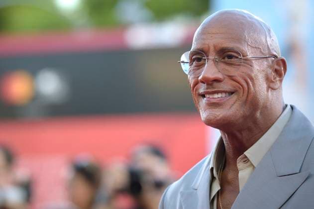 Dwayne Johnson attends The Smashing Machine photocall during the 82nd Venice International Film Festival on Monday, September 1, 2025 in Venice, Italy.  VFP20250901823 RoccoxSpaziani