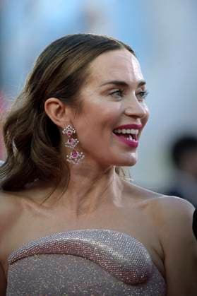 Emily Blunt attends The Smashing Machine photocall during the 82nd Venice International Film Festival on Monday, September 1, 2025 in Venice, Italy.  VFP20250901835 RoccoxSpaziani