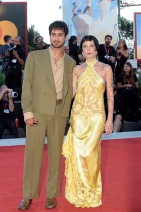 Avan Jogia and Halsey attend The Smashing Machine photocall during the 82nd Venice International Film Festival on Monday, September 1, 2025 in Venice, Italy.  VFP20250901877 RoccoxSpaziani