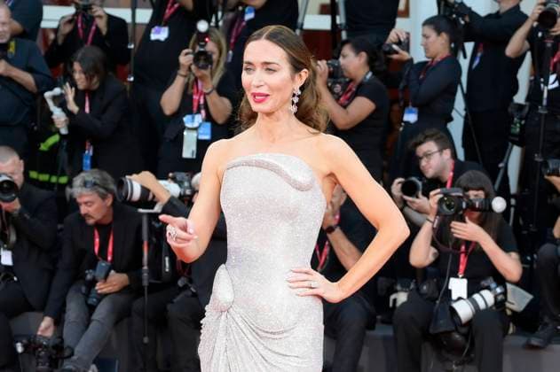 Emily Blunt bei der Premiere des Kinofilms The Smashing Machine auf der Biennale di Venezia 2025 82. Internationale Filmfestspiele von Venedig im Palazzo del Cinema. Venedig, 01.09.2025