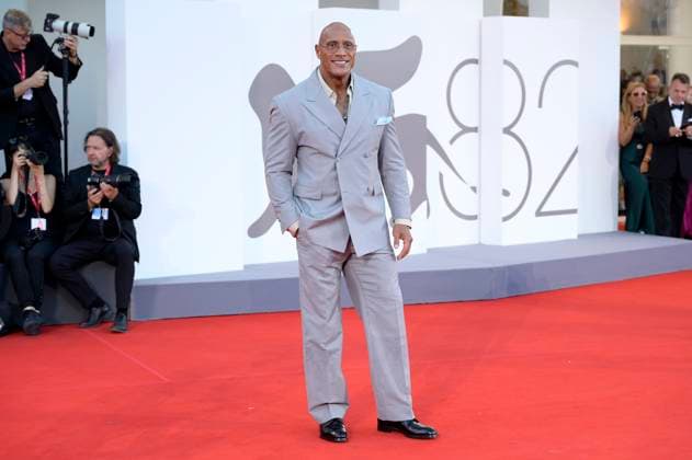 Dwayne Johnson bei der Premiere des Kinofilms The Smashing Machine auf der Biennale di Venezia 2025 82. Internationale Filmfestspiele von Venedig im Palazzo del Cinema. Venedig, 01.09.2025