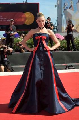 Amanda Seyfried attends The Testament Of Ann Lee red carpet during the 82nd Venice International Film Festival on Monday, September 1, 2025 in Venice, Italy.  VFP20250901910 RoccoxSpaziani