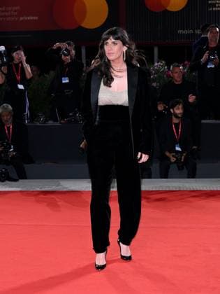 Venice, 82nd Venice International Film Festival 2025 - Evening 6 - Red Carpet for the film Portobello Pictured: Aurora Calabresi  Copyright: xAlbertoxTerenghi PoolxPhotoxEventsx06x xipa-agency.netx xPoolxPhotoxEventsx06x IPA_Agency_IPA63889350