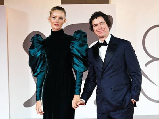 Venice, 82nd Venice International Film Festival 2025 - Evening 6, red carpet for the film Orfeo In the photo: Giulia Maenza, Virgilio Villoresi  Copyright: xManuelexMangiarottix xipa-agency.netx xPoolxPhotoxEventsx06x IPA_Agency_IPA63890889