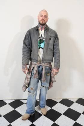 Austin Post show - Paris Lazar Vachter aka Django attends the Austin Post show in Paris, September 01, 2025, France. Photo by Jerome Domine ABACAPRESS.COM France  Copyright: xDominexJerome ABACAx