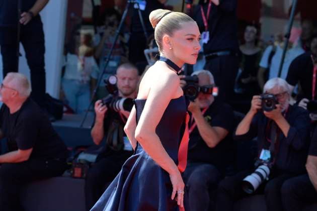 The testament of Ann Lee red carpet in Venice Lido - 01 Sept 2025 Amaanda Seyfried attends the red carpet of film The testament of Ann Lee at 82 Venice Film Festival at Palazzo del cinema. Venice Lido Italy Copyright: xMarioxCartellix xSOPAxImagesx _DSC0512