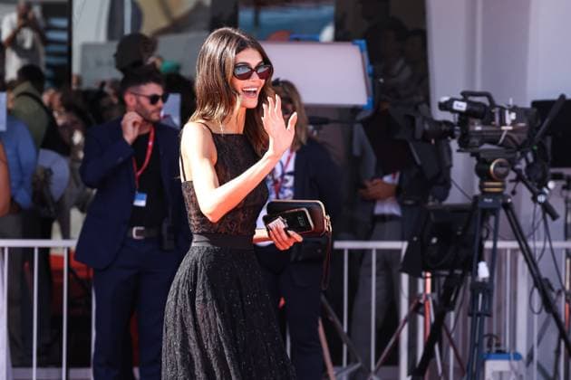 Kaia Gerber attends the red carpet for the premiere in Venezia, Italy - 01 Sept 2025 Kaia Gerber attends the red carpet for the premiere of the Testament of Ann Lee during the 82nd Venice International Film Festival (Mostra Internazionale d Arte Cinematografica) at Palazzo del Cinema. Venezia Italy Copyright: xAlessandroxBremecx xSOPAxImagesx 01092025-AlessandroBremecPhoto-1143