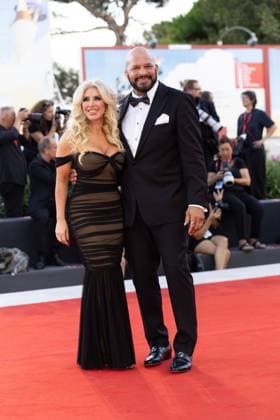 The Smashing Machine red carpet at Venice Film Festival VENICE, ITALY - SEPTEMBER 01: Franci Alberding and Mark Kerr attend The Testament Of Ann Lee red carpet during the 82nd Venice International Film Festival on September 01, 2025 in Venice, Italy. CAP KA Kristina Afanasyeva Venice ITALY Copyright: xKristinaxAfanasyeva CapitalxPicturesx