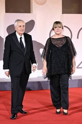 Portobello Red Carpet - The 82nd Venice International Film Festival the director Marco Bellocchio, Francesca Calvelli at the Portobello Red Carpet - The 82nd Venice International Film Festival, Venice, Italy, 01 Sept 2025, Credit:Maria Laura Antonelli Avalon Italy, Venice  Copyright: xMariaxLauraxAntonellix xAvalonx 1033481456