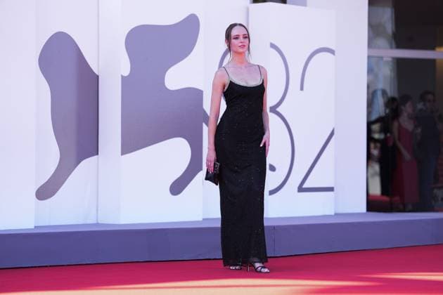 Foto IPP Daniele Cifala’ Venezia 01 09 2025 The Testament Of Ann Lee Red Carpet - The 82nd Venice International Film Festival nella foto : Natalie Shinnick Italy Photo Press - World Copyright