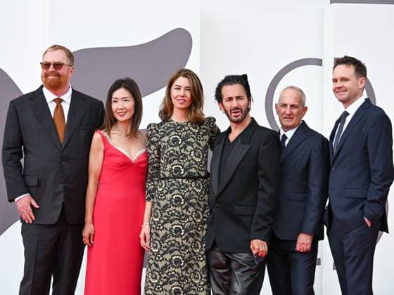 Venice, 82nd Venice International Film Festival 2025 - evening 7 - red carpet of Marc by Sofial - In the photo: RJ Cutler, Jane Cha Cutler, Sofia Coppola, Marc Jacobs, Chad Sipkin and Trevor Smith  Copyright: xManuelexMangiarottix xipa-agency.netx xPoolxPhotoxEventsx06x IPA_Agency_IPA63943037