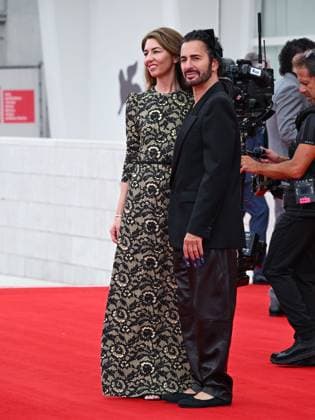 Venice, ITALY: Venice, 82nd Venice International Film Festival 2025 - Evening 7 - Marc by Sofial red carpet - Pictured: Sofia Coppola, Marc Jacobs Venice ITALY  - ZUMAp169 20250902_zea_p169_699 Copyright: xManuelexMangiarottix