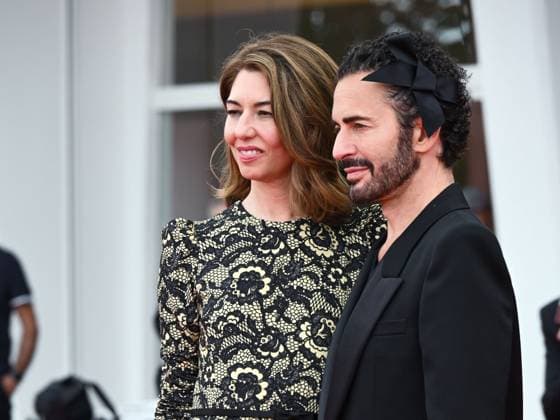 Venice, ITALY: Venice, 82nd Venice International Film Festival 2025 - Evening 7 - Marc by Sofial red carpet - Pictured: Sofia Coppola, Marc Jacobs Venice ITALY  - ZUMAp169 20250902_zea_p169_704 Copyright: xManuelexMangiarottix