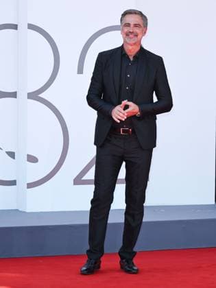 Venice, ITALY: Venice, 82nd Venice International Film Festival 2025 - Evening 7 - Red Carpet for the film L Etranger (The Stranger) In the photo: Beppe Convertini Venice ITALY  - ZUMAp169 20250902_zea_p169_1106 Copyright: xSimonexComix