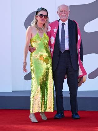 Venice, ITALY: Venice, 82nd Venice International Film Festival 2025 - evening 7 - red carpet for the film L Etranger (The Stranger) In the photo: Sophie Desserteaux and Jerome Seydoux Venice ITALY  - ZUMAp169 20250902_zea_p169_1189 Copyright: xSimonexComix