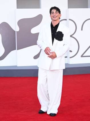 Venice, 82nd Venice International Film Festival 2025 - Evening 7 - Red carpet for the film A House of Dynamite. Pictured is Matteo Robert.  Copyright: xSimonexComix xipa-agency.netx xPoolxPhotoxEventsx06x IPA_Agency_IPA63963620