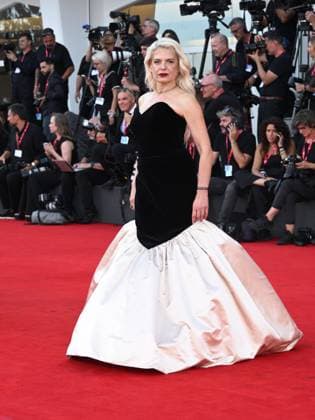 Venice, Italy: Venice, 82nd Venice International Film Festival 2025 - Evening 7 - Red carpet screening of A House of Dynamite. Pictured is Angela Ismalios. Venice Italy  - ZUMAp169 20250902_zea_p169_1323 Copyright: xSimonexComix
