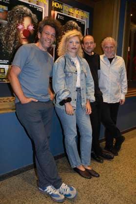 Daniel Bäldle, Luisa-CÃ line Gaffron, Florian Pochlatko und Stephan Winkler bei der Premiere des Kinofilms How to Be Normal im Metropol. Düsseldorf, 02.09.2025