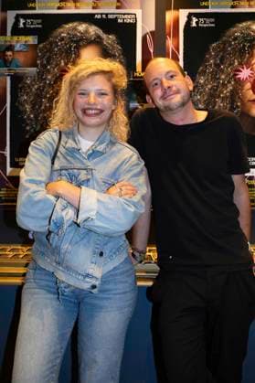 Luisa-Celine Gaffron und Florian Pochlatko bei der Premiere des Kinofilms How to Be Normal im Metropol. Düsseldorf, 02.09.2025
