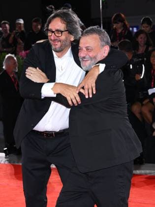Venice, Italy: Venice, 82nd Venice International Film Festival 2025 - evening 7 - red carpet Killing Stanca - Autobiography of a Murderer In the photo: Danieli Vicari, Marco Manetti Venice Italy  - ZUMAp169 20250902_zea_p169_1911 Copyright: xAlbertoxTerenghix