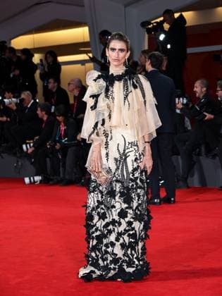 Venice, 82nd Venice International Film Festival 2025 - evening 7 - red carpet Dead Man s Wire In the photo: Alejandra Dominguez Gila  Copyright: xSimonexComix xipa-agency.netx xPoolxPhotoxEventsx06x IPA_Agency_IPA63969860