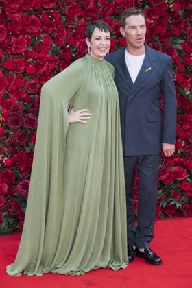 The Roses UK Film Premiere Olivia Colman and Benedict Cumberbatch attend The Roses UK film premiere at the Odeon Luxe cinema, Leicester Square, London. 28th August 2025.  Copyright: xAndrewxSimsx NINTCHDBPICT001020328556