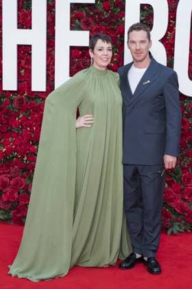 The Roses UK Film Premiere Olivia Colman and Benedict Cumberbatch attend The Roses UK film premiere at the Odeon Luxe cinema, Leicester Square, London. 28th August 2025.  Copyright: xAndrewxSimsx NINTCHDBPICT001020328575