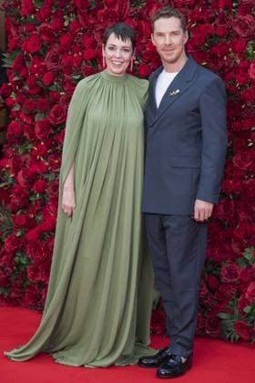 The Roses UK Film Premiere Olivia Colman and Benedict Cumberbatch attend The Roses UK film premiere at the Odeon Luxe cinema, Leicester Square, London. 28th August 2025.  Copyright: xAndrewxSimsx NINTCHDBPICT001020328719