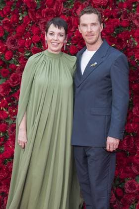 The Roses UK Film Premiere Olivia Colman and Benedict Cumberbatch attend The Roses UK film premiere at the Odeon Luxe cinema, Leicester Square, London. 28th August 2025.  Copyright: xAndrewxSimsx NINTCHDBPICT001020328713