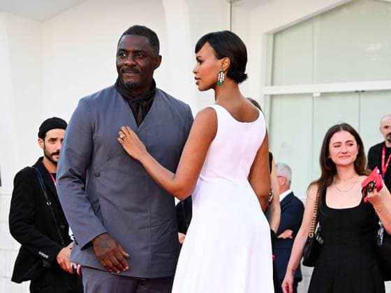 Venice, 82nd Venice International Film Festival 2025 - evening 7 - red carpet for the film A House of Dynamite. Pictured: Idris and Sabrina Elba  Copyright: xManuelexMangiarottix xipa-agency.netx xPoolxPhotoxEventsx06x IPA_Agency_IPA63974189