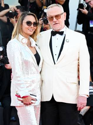 Venice, 82nd Venice International Film Festival 2025 - evening 7 - red carpet for the film A House of Dynamite. Pictured: Allegra Riggio and Jared Harris.  Copyright: xManuelexMangiarottix xipa-agency.netx xPoolxPhotoxEventsx06x IPA_Agency_IPA63974224