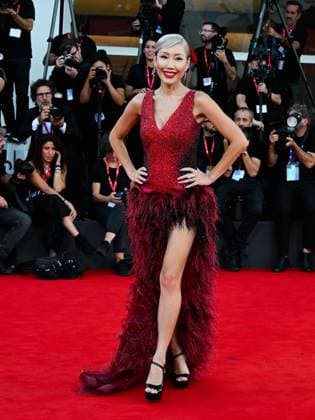 Venice, 82nd Venice International Film Festival 2025 - evening 7 - red carpet for the film A House of Dynamite. Pictured: Aliia Roza  Copyright: xManuelexMangiarottix xipa-agency.netx xPoolxPhotoxEventsx06x IPA_Agency_IPA63974275