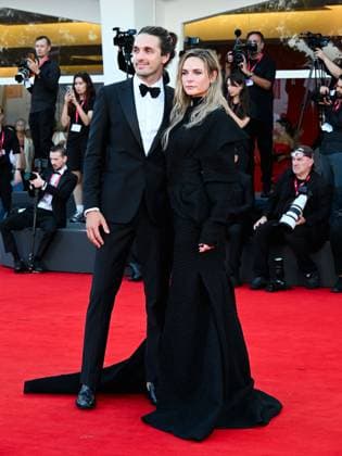 Venice, 82nd Venice International Film Festival 2025 - evening 7 - red carpet of the film A House Of Dynamite In the photo: Rory St. Clair Gainer and Rebecca Ferguson  Copyright: xManuelexMangiarottix xipa-agency.netx xPoolxPhotoxEventsx06x IPA_Agency_IPA63974266