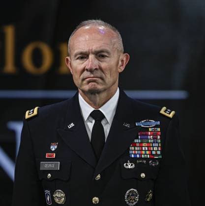 Honored ceremony for Captain Larry L. Taylor at the National Museum of the United States Army VIRGINIA, UNITED STATES - SEPTEMBER 06: Vice Chief of Staff of the United States Army General Randy Alan George attends the Heroes ceremony for Medal of Honor recipient retired Army Captain Larry L. Taylor at Conmy Hall, Joint Base Myer-Henderson Hall, Arlington, Virginia, United States on September 06, 2023. Virginia United States. Editorial use only. Please get in touch for any other usage.  Copyright: x2025xAnadoluxCelalxGüneÅüx