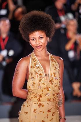 September 2, 2025, Venice, Italy: American actress Myha la Herrold attends the red carpet of the film Dead Man s Wire at the 82nd Venice Film Festival. Venice Italy - ZUMAs197 20250902_aaa_s197_309 Copyright: xMarcoxBaradax