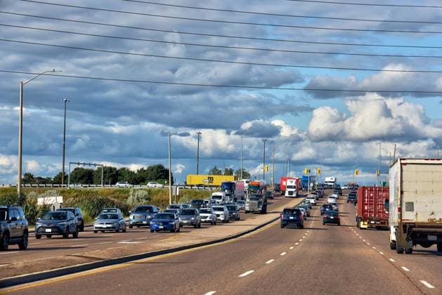 Daily Life In Brampton, Canada Traffic is in Brampton, Ontario, Canada, on August 25, 2025. Brampton Ontario Canada  Copyright: xCreativexTouchxImagingxLtdx originalFilename: friedman-dailylif250825_np8dZ.jpg