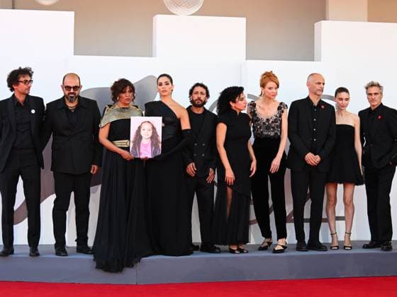 Venice, 82nd Venice International Film Festival 2025 - day 8 - red carpet of the film The Voice Of Hind Rajab - In the photo:, cast  Copyright: xManuelexMangiarottix xipa-agency.netx xPoolxPhotoxEventsx06x IPA_Agency_IPA64045460