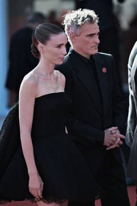 Venice The Voice Of Hind Rajab Premiere AM Joaquin Phoenix and Rooney Mara attending The Voice Of Hind Rajab Premiere as part of the 82nd Venice International Film Festival at the Lido in Venice, Italy on September 03, 2025. Photo by Aurore Marechal ABACAPRESS.COM Venice Italy  Copyright: xMarechalxAurore ABACAx