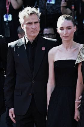 Venice The Voice Of Hind Rajab Premiere AM Joaquin Phoenix and Rooney Mara attending The Voice Of Hind Rajab Premiere as part of the 82nd Venice International Film Festival at the Lido in Venice, Italy on September 03, 2025. Photo by Aurore Marechal ABACAPRESS.COM Venice Italy  Copyright: xMarechalxAurore ABACAx